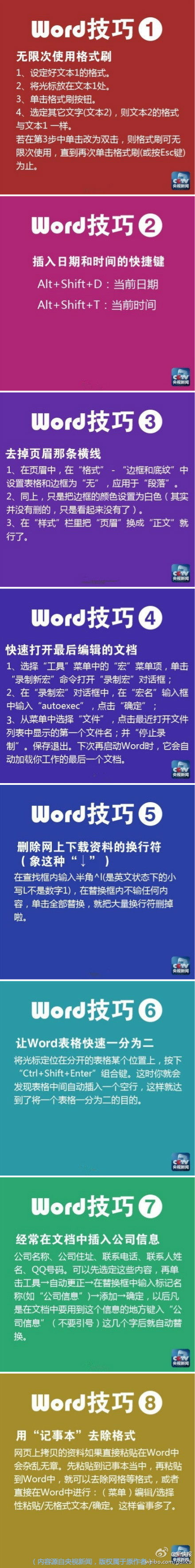 Word實用小技巧 三聯