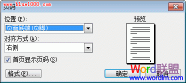 設置頁碼