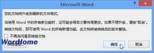 轉換成Word2013文檔