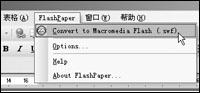 怎麼把Word文檔轉成flash文件 三聯教程