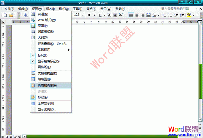 Word2003文檔中怎麼樣去水印