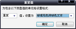 重復值