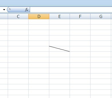 怎樣在excel2007中畫斜線