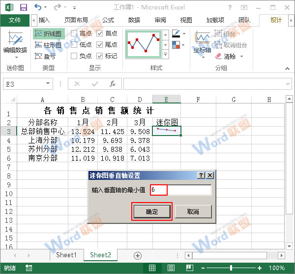 修改縱坐標最小值