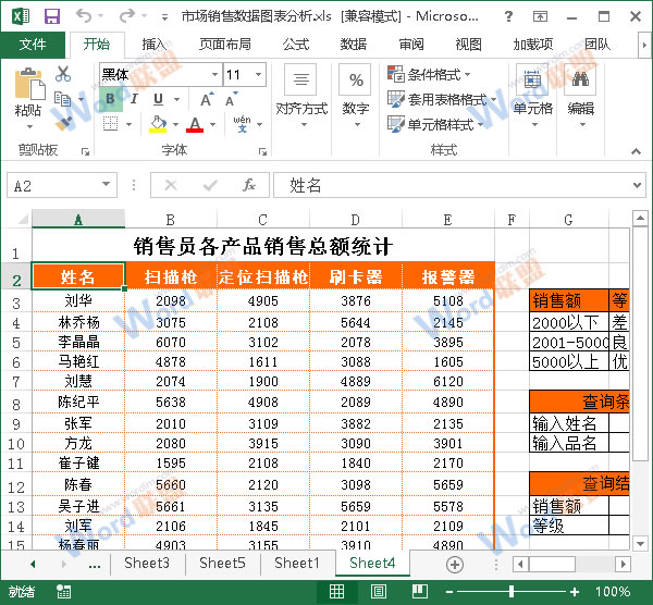 Excel2013單元格區域如何選取？ 三聯