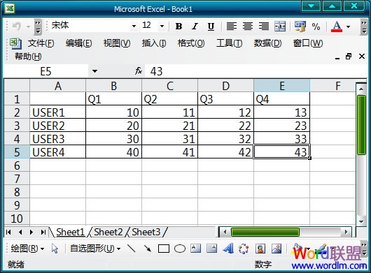 Excel 2003表格怎麼加斜線 三聯
