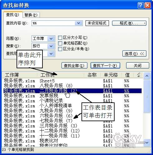 兩種方法在Excel2007中輕松找到指定工作表_www.knowsky.com