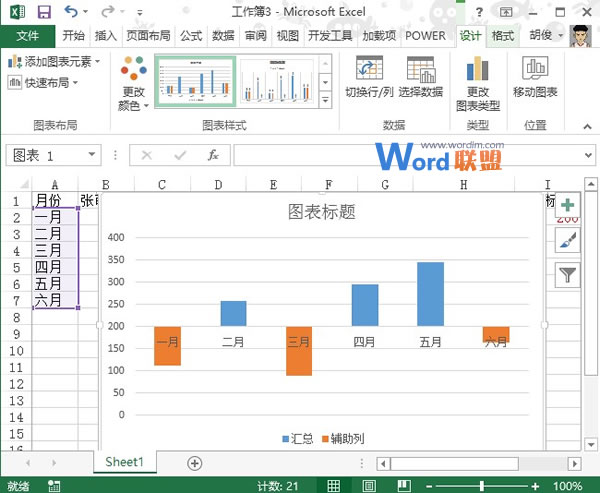 Excel2013圖表制作實例：達標圖