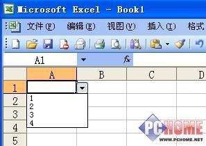 自定義Excel下拉菜單   三聯