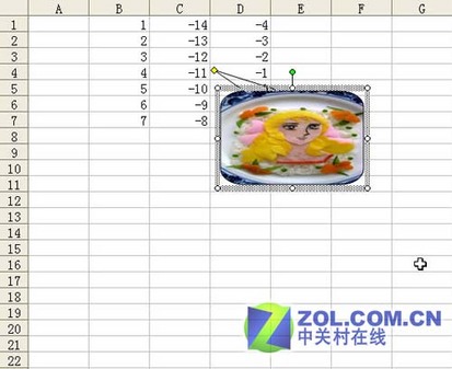 用Excel改變單元格批注的形狀添加圖片