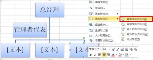 Excel2010組織結構圖制作