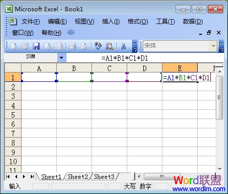 Excel乘法函數公式使用方法