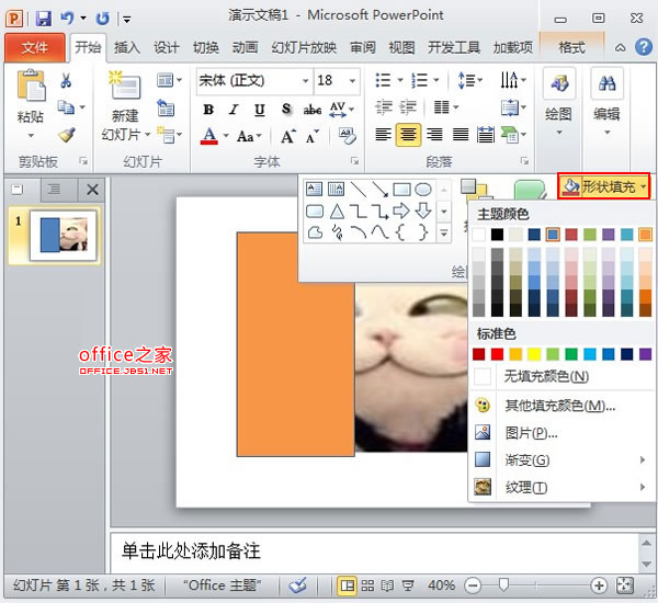 PowerPoint2010中圖片的透明遮罩技巧