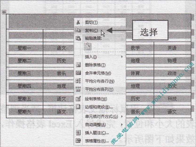 如何復制Word表格到PowerPoint中