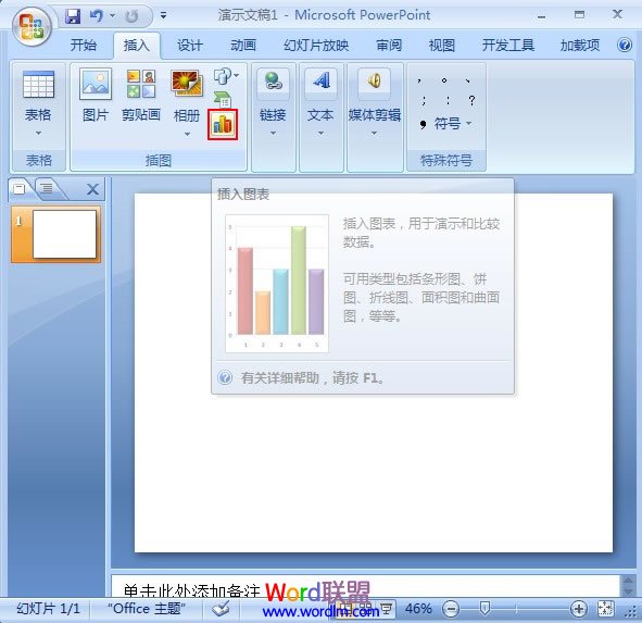 對PowerPoint2007裡的圖表進行趨勢線分析 三聯