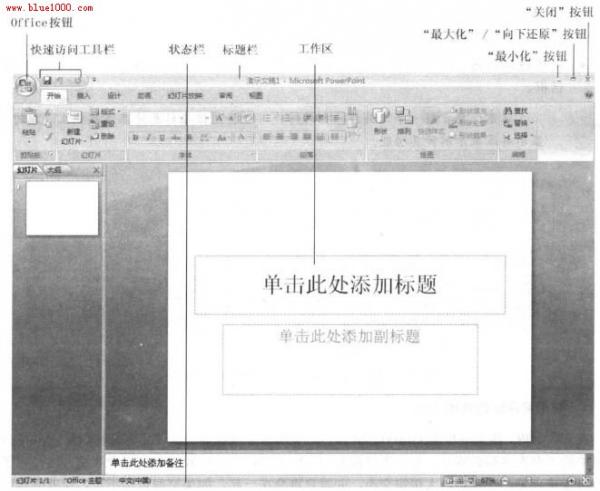PowerPoint2007了解界面元素   三聯
