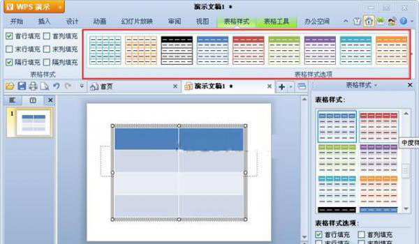 表格樣式