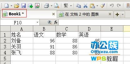 WPS文字中快速生成指定圖表技巧