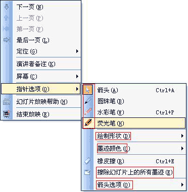 在WPS演示中使用熒光筆的使用技巧