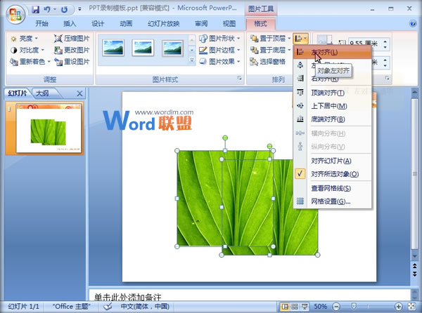 PowerPoint2007中圖片燒焦效果的制作