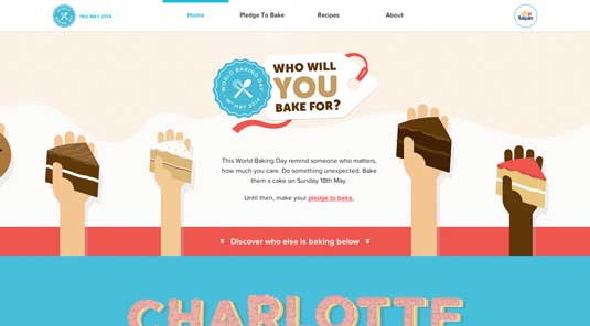 the World Baking Day site