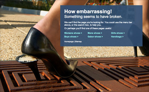 Creative 404 Error Page Designs