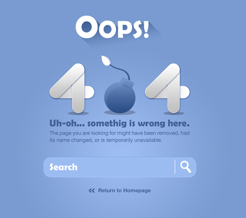 Creative 404 Error Page Designs