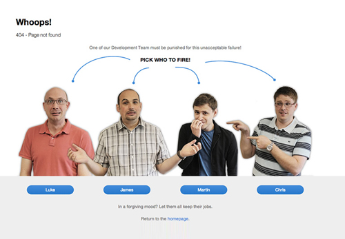 Creative 404 Error Page Designs