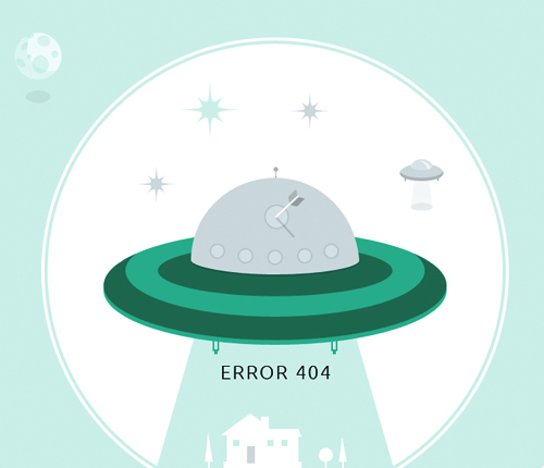 Free 404 Error Page PSD Template