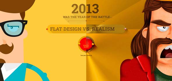 Flat Design vs Realism