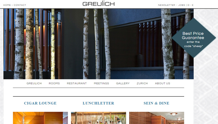 greulich zurich switzerland hotel