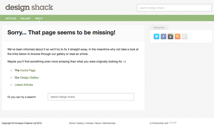 如何打造善意優雅的404頁面？ 三聯