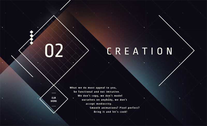 Creation in Best Creative Website Designs of 2014