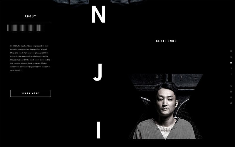 Kenji Endo in Best Creative Website Designs of 2014