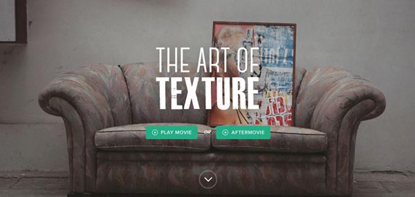 03 impressive promotional websites artoftextures 20 Impressive Promotional Website Designs