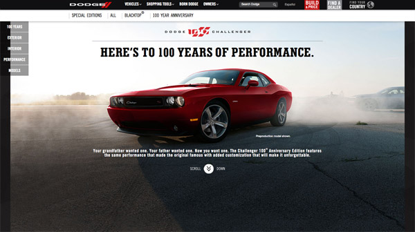 2014 Dodge Challenger 100th Anniversary Edition