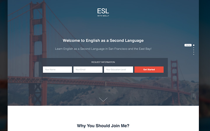 esl homepage second language search