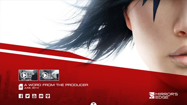 Mirror's Edge 網頁設計欣賞