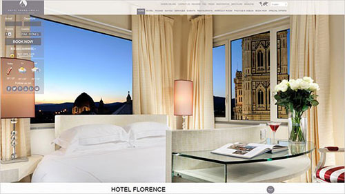 Brunnelleschi-Hotel-Florence 酒店網站 網頁設計