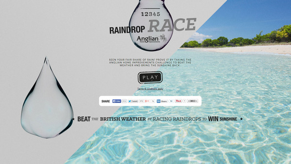 Raindrop Race