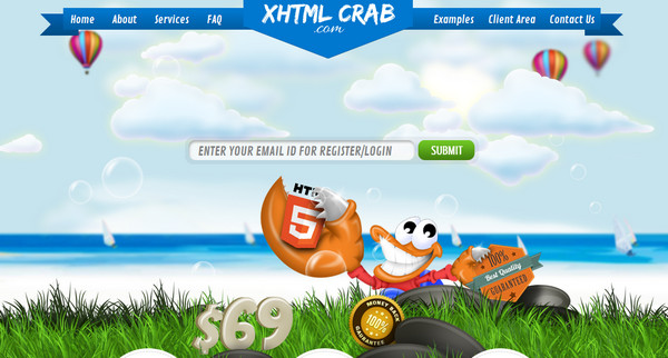 XHTML Crab