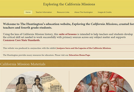 WordPress Museum Sites - Exploring the California Missions