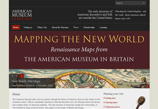 WordPress Museum Sites - American Museum in Britain