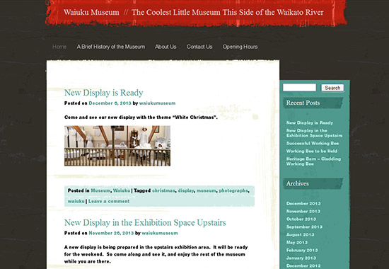 WordPress Museum Sites - Chinese American Museum