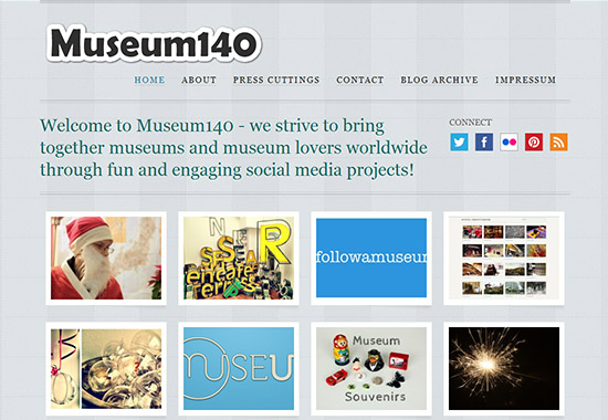 WordPress Museum Sites - Museum 140