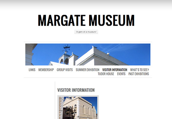 WordPress Museum Sites - Margate Museum