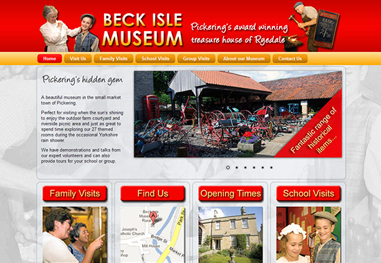 WordPress Museum Sites - Beck Isle Museum