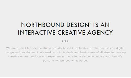 Northbound Design - 簡約網站