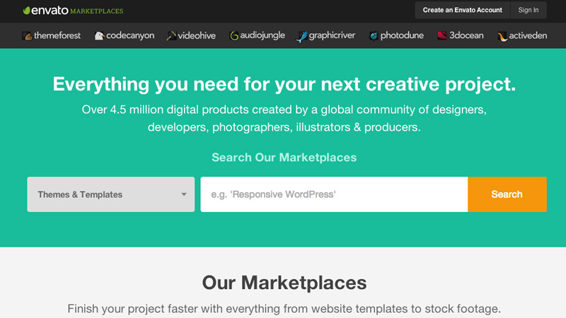 Envato Marketplaces