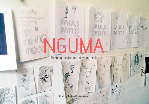 NGUMA in 35 Minimalistic Website Designs for December 2013